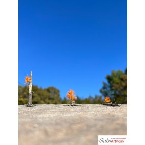 H0 Larch, late autumn, tree seedlings, set-2