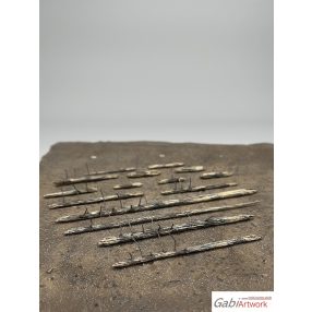 H0 Larch, wooden logs, set-1