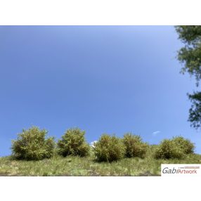 Bushes, light green, set-1