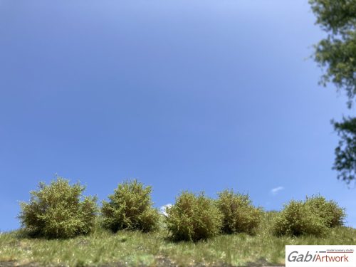 Bushes, light green, set-1