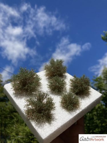 Bushes, dark green, set-1