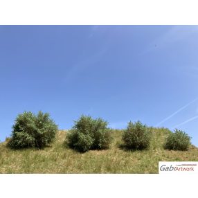 Bushes, medium green, set-2