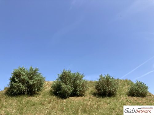 Bushes, medium green, set-2