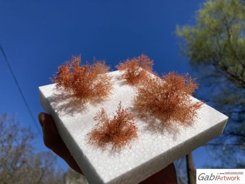Autumn-winter bushes set, type-1